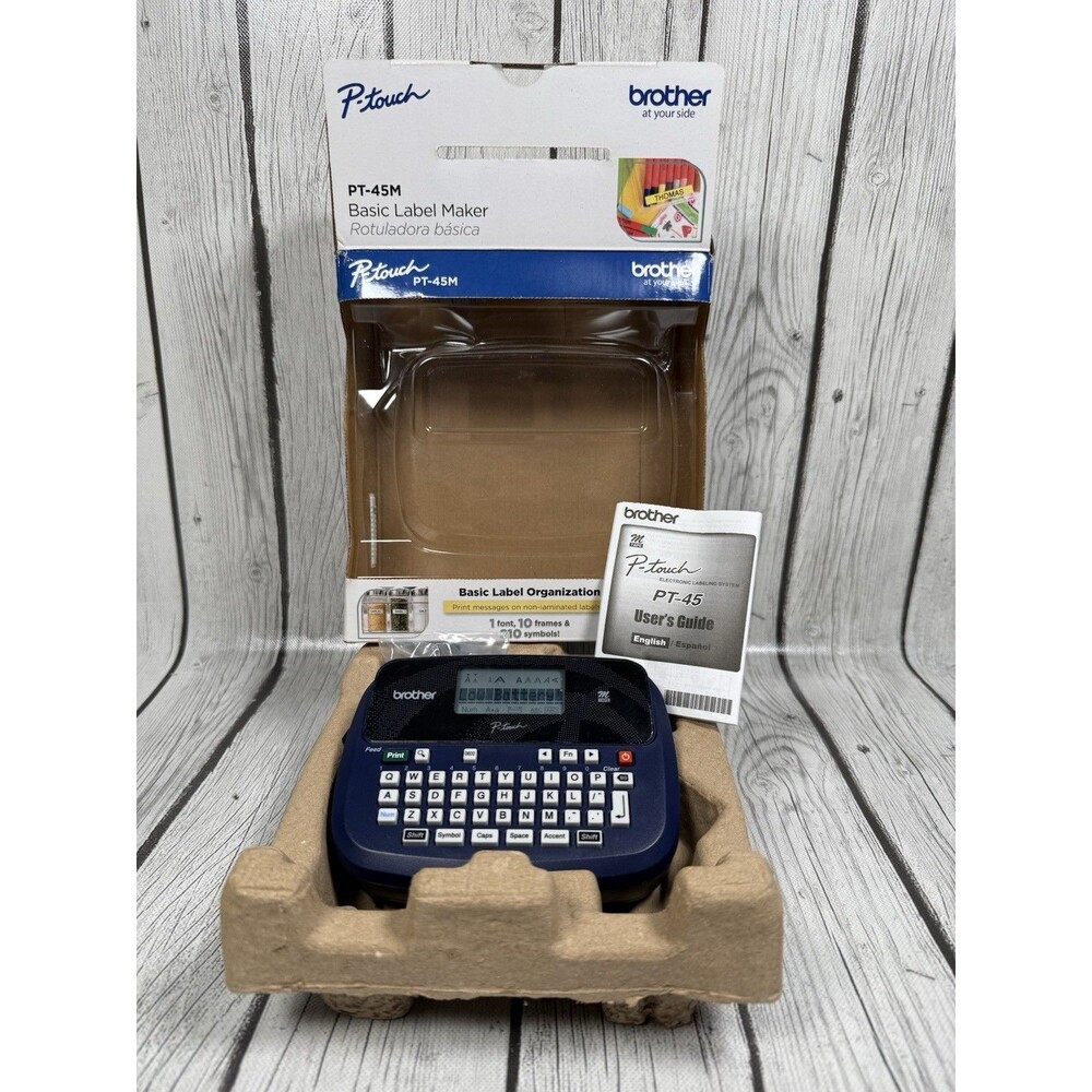 Brother P-touch PT-45 Personal Handheld Label Maker.